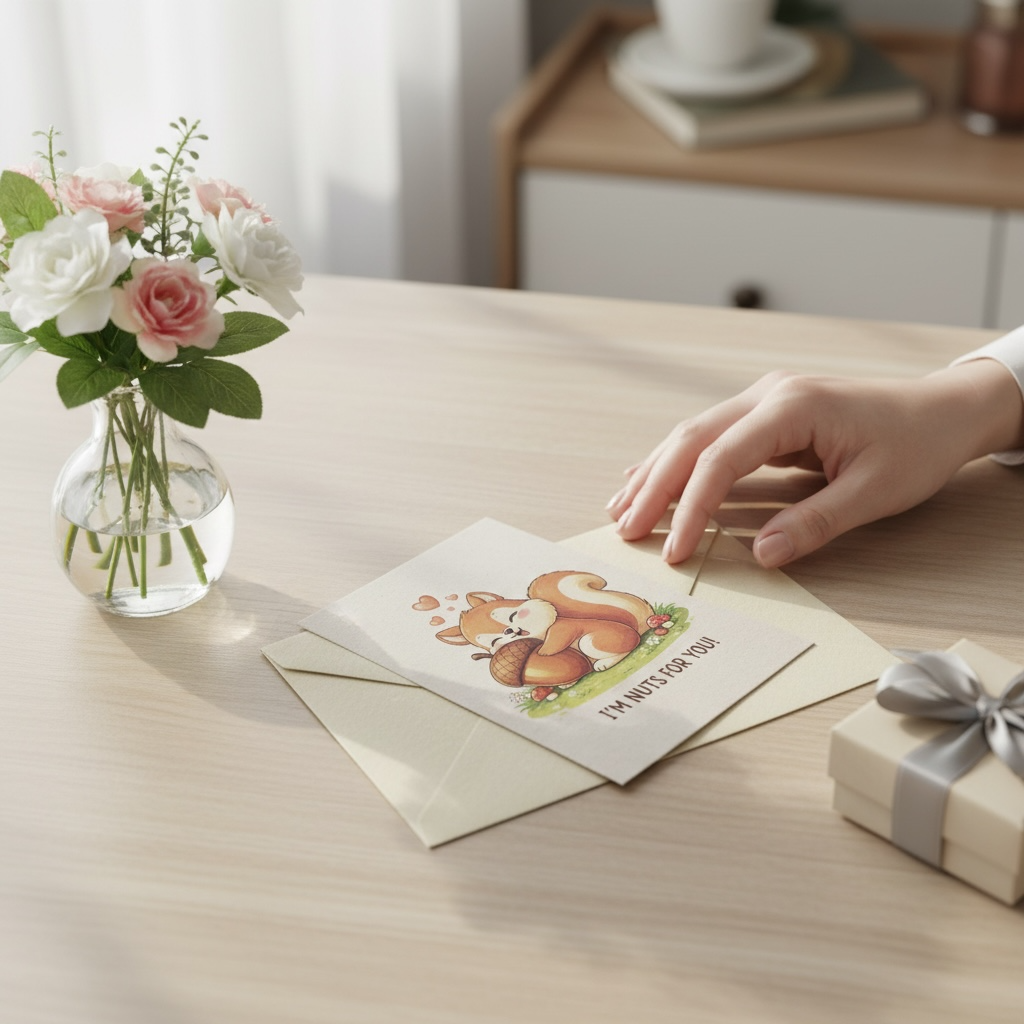 Nuts For You Greeting Card