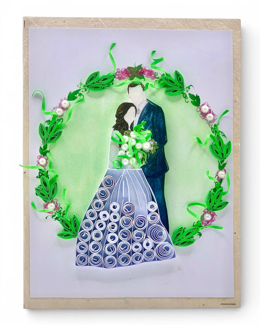 Marriage - Quilling Card