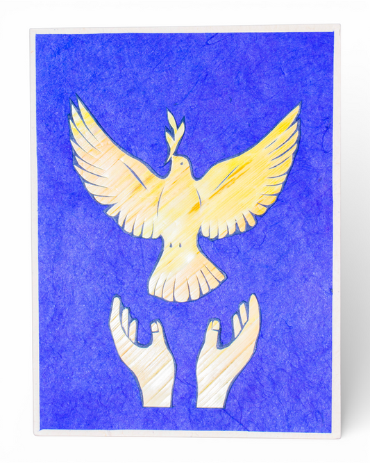 Free Bird - All Occasion Hand Carved Card