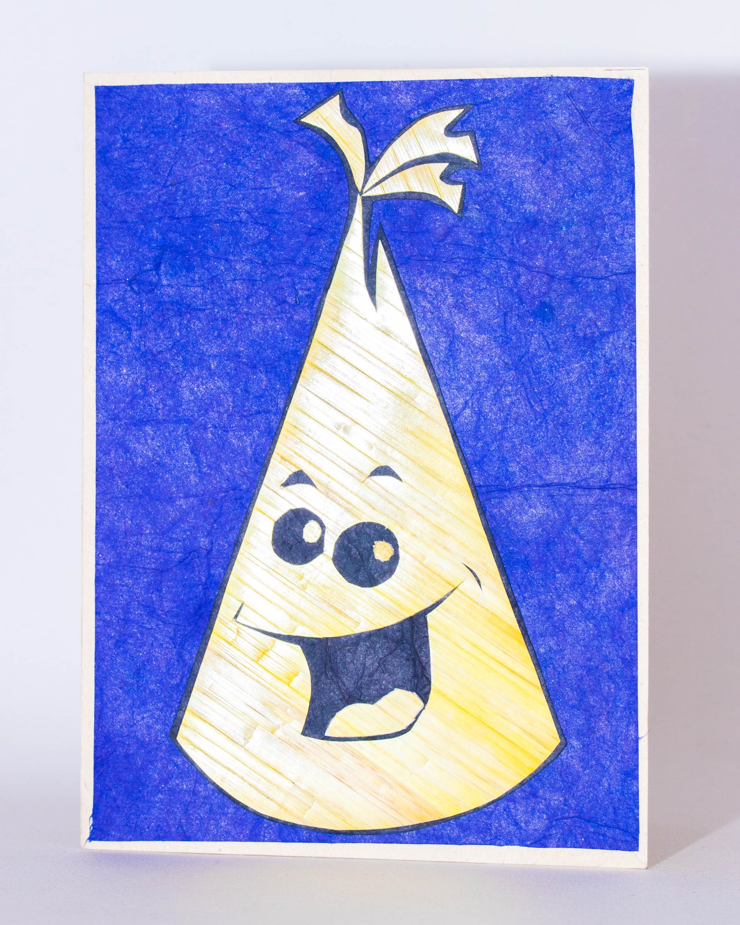 Birthday Cap Hand Carved Card