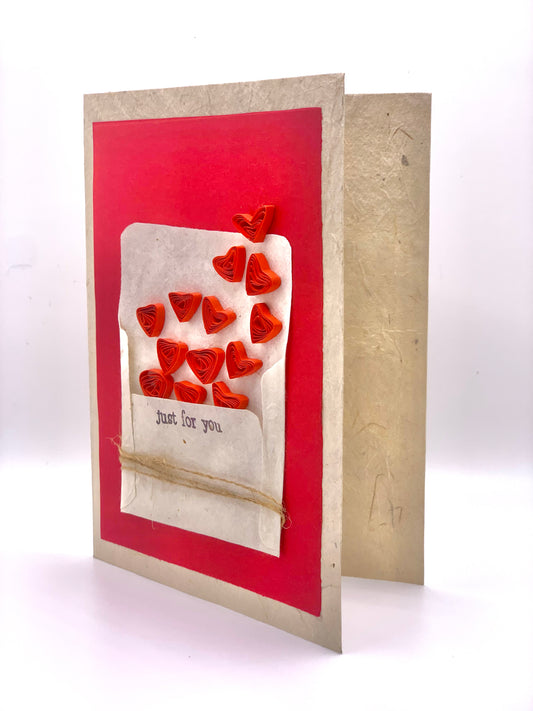 Just For You - Quilling Card