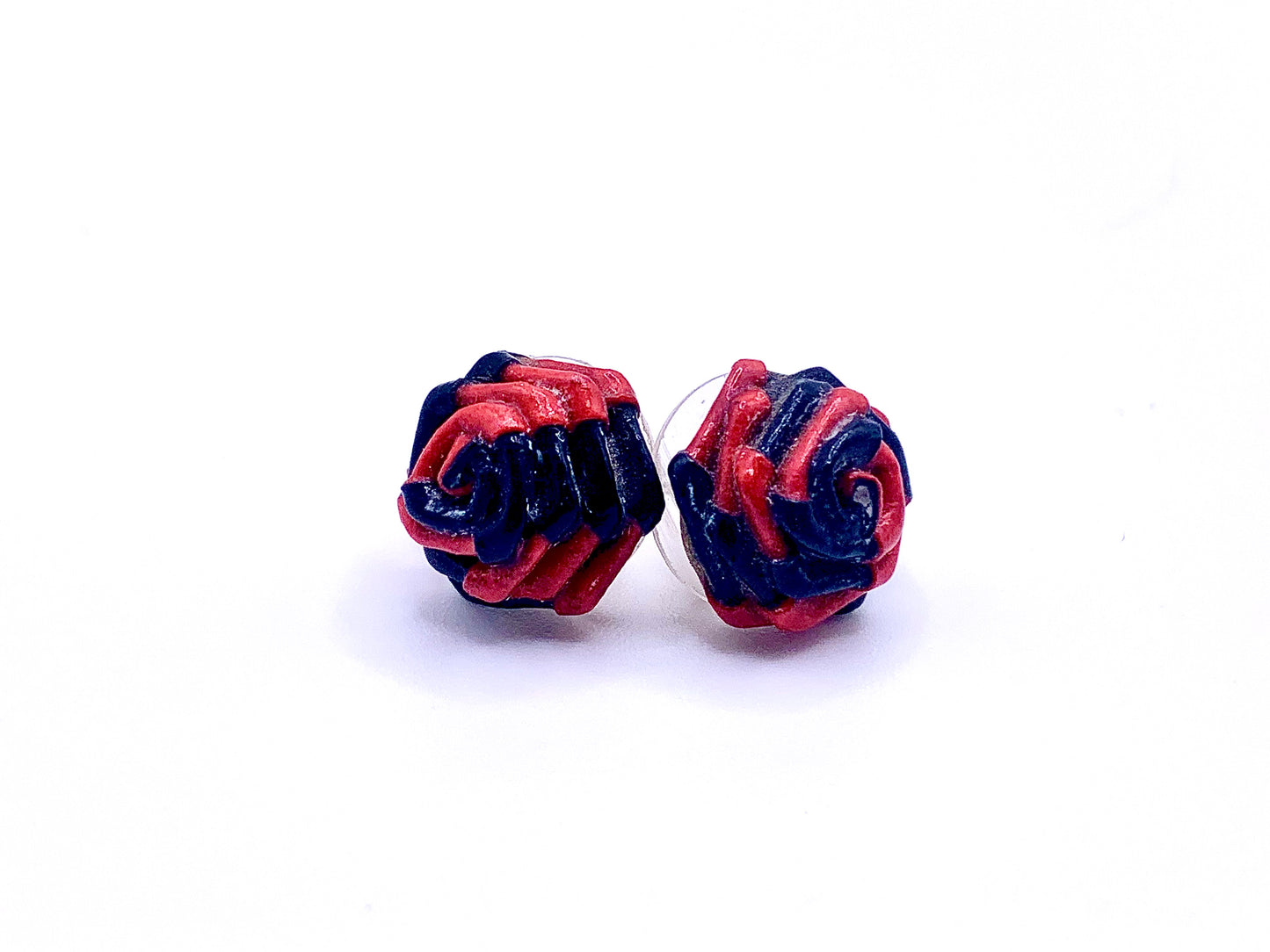 Red-Blank Quilled Earrings