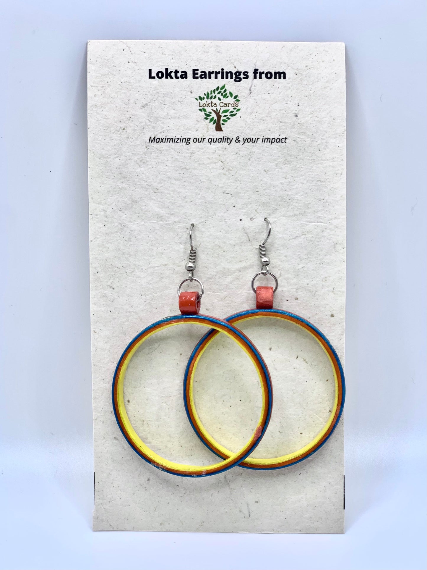 Big Quilled Earrings