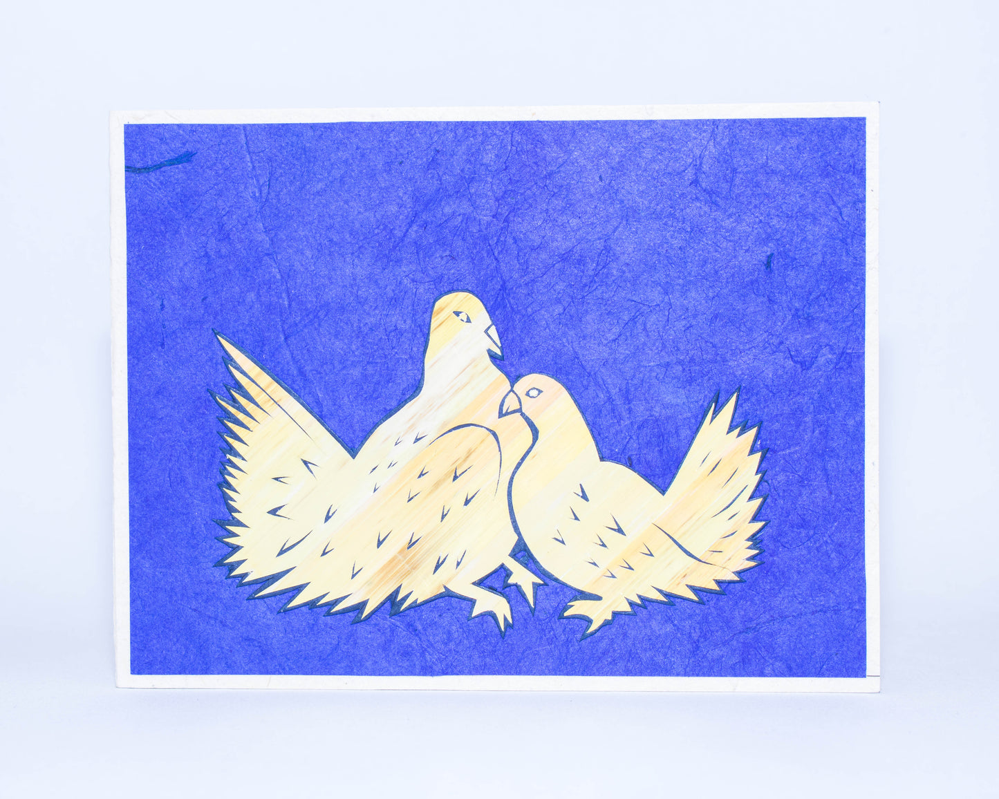 Peacock - All Occasion Hand Carved Card