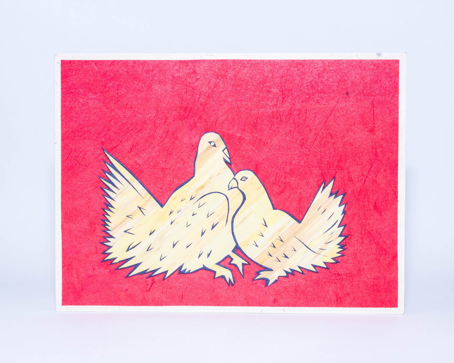 Peacock - All Occasion Hand Carved Card