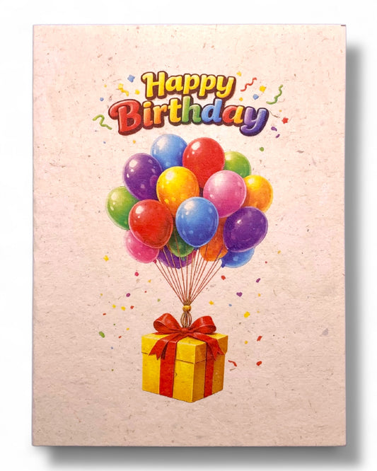 Birthday Balloons Card