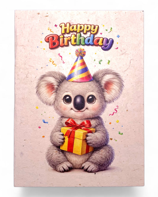 Birthday Koala Greeting Card