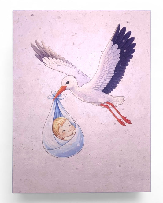 Delivery Stork Greeting Card