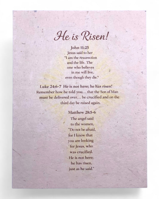 He is Risen Easter Greeting Card