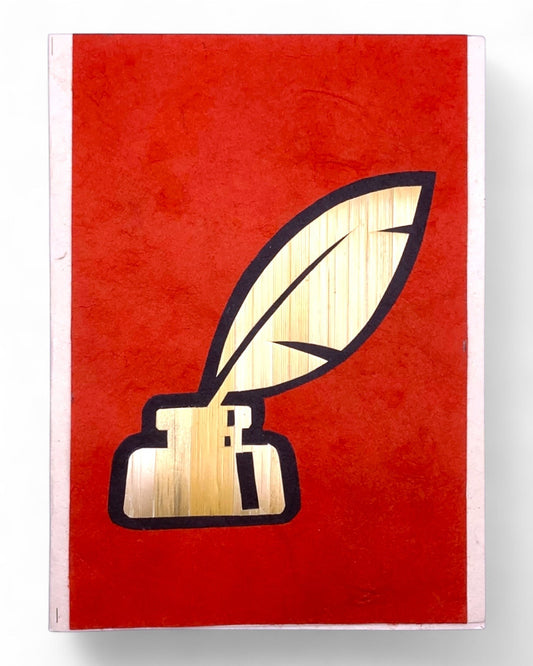 Ink Thank You Handcarved Greeting Card