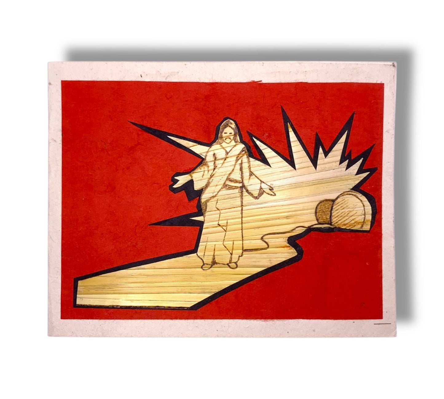 Jesus & Empty Tomb Handcarved Greeting Card
