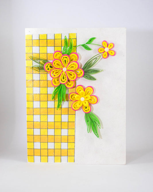 Quilled Flower Greeting Card