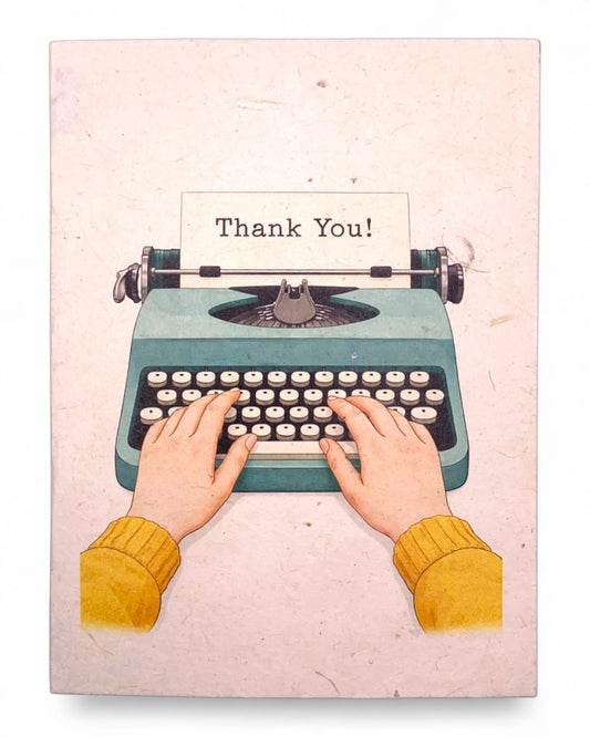 Typewriter Thank You