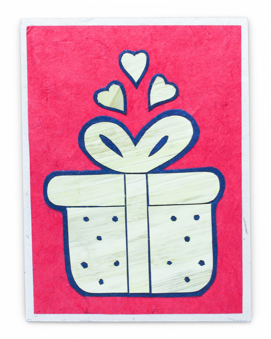 Birthday Gift Hand Carved Card