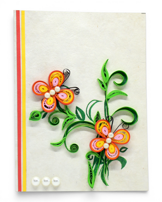 Quilled Butterfly Greeting Card