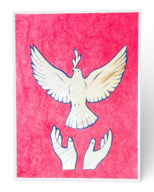 Free Bird - All Occasion Hand Carved Card