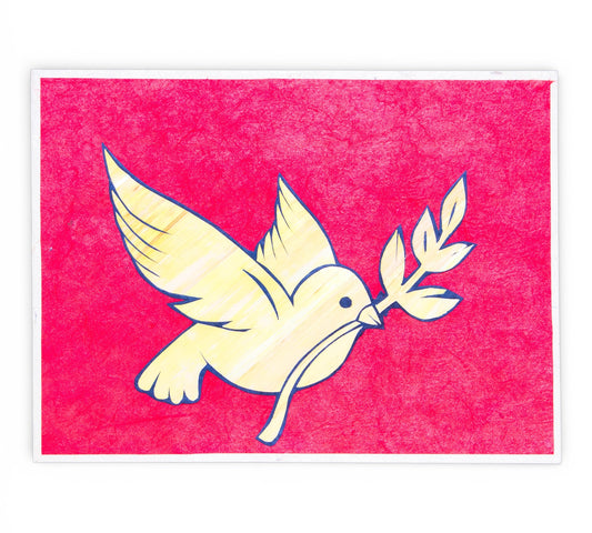 Bird - All Occasion Hand Carved Card