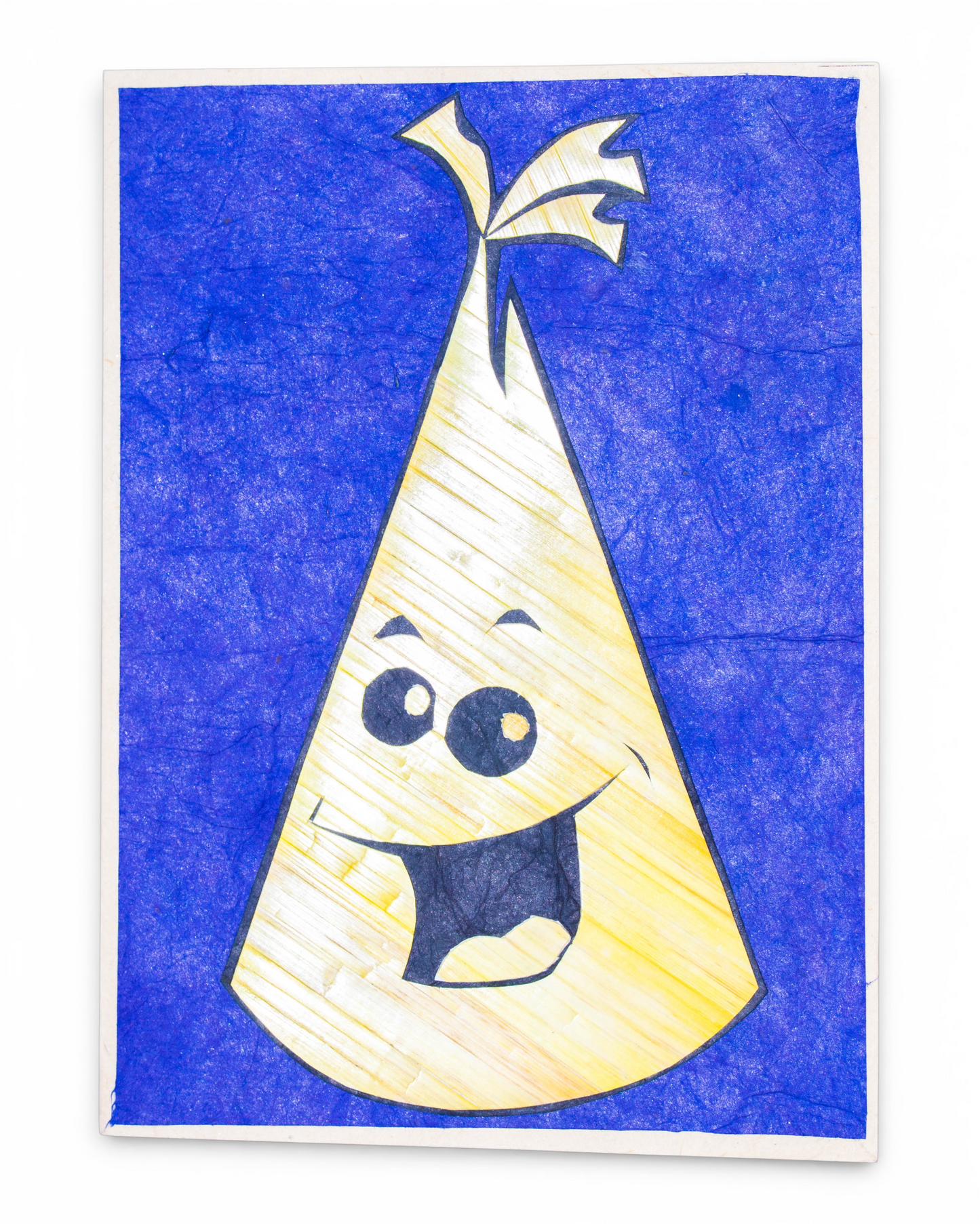 Birthday Cap Hand Carved Card