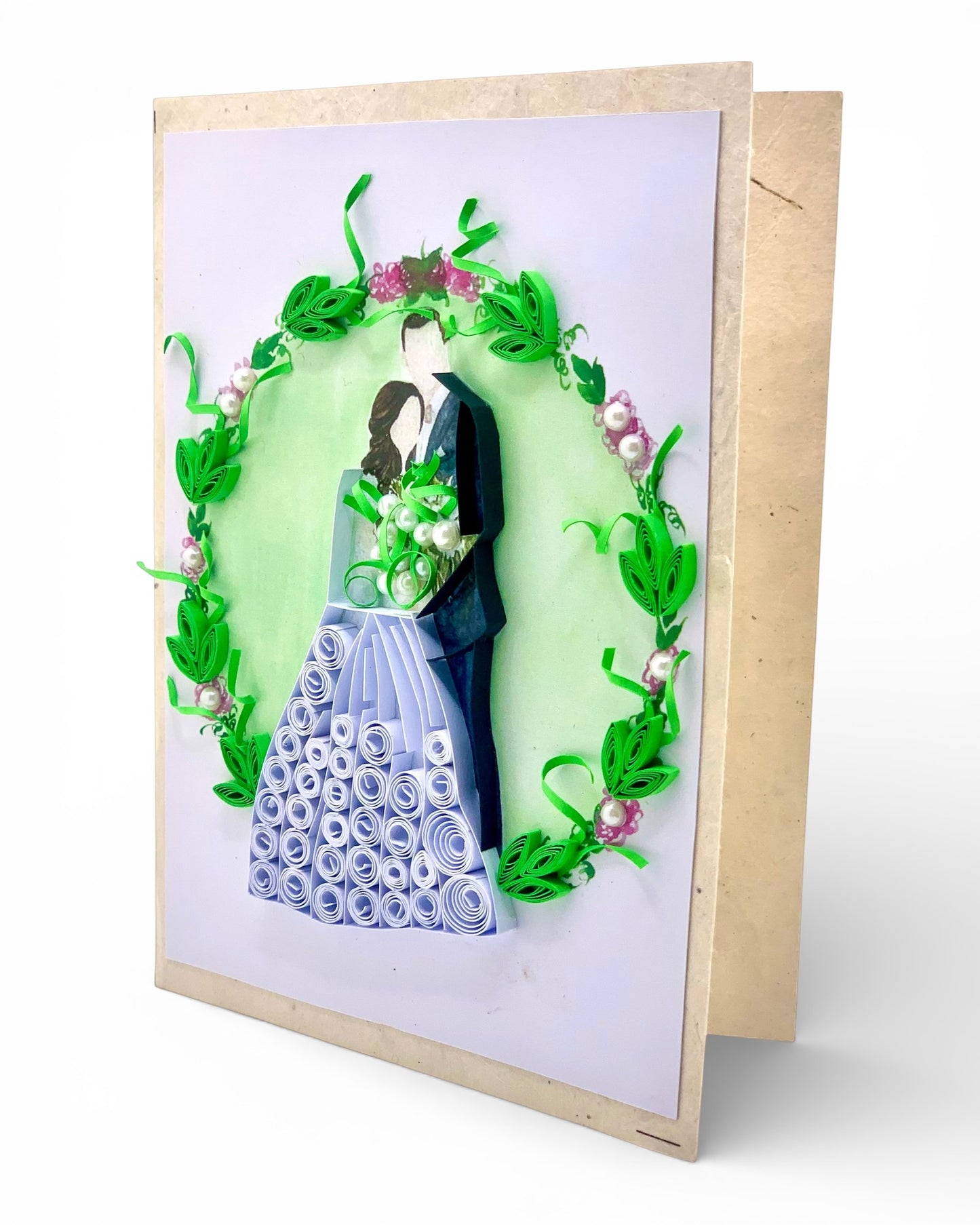 Marriage - Quilling Card