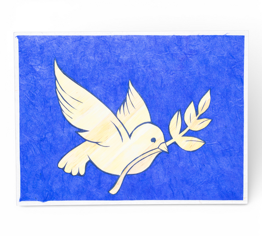 Bird - All Occasion Hand Carved Card