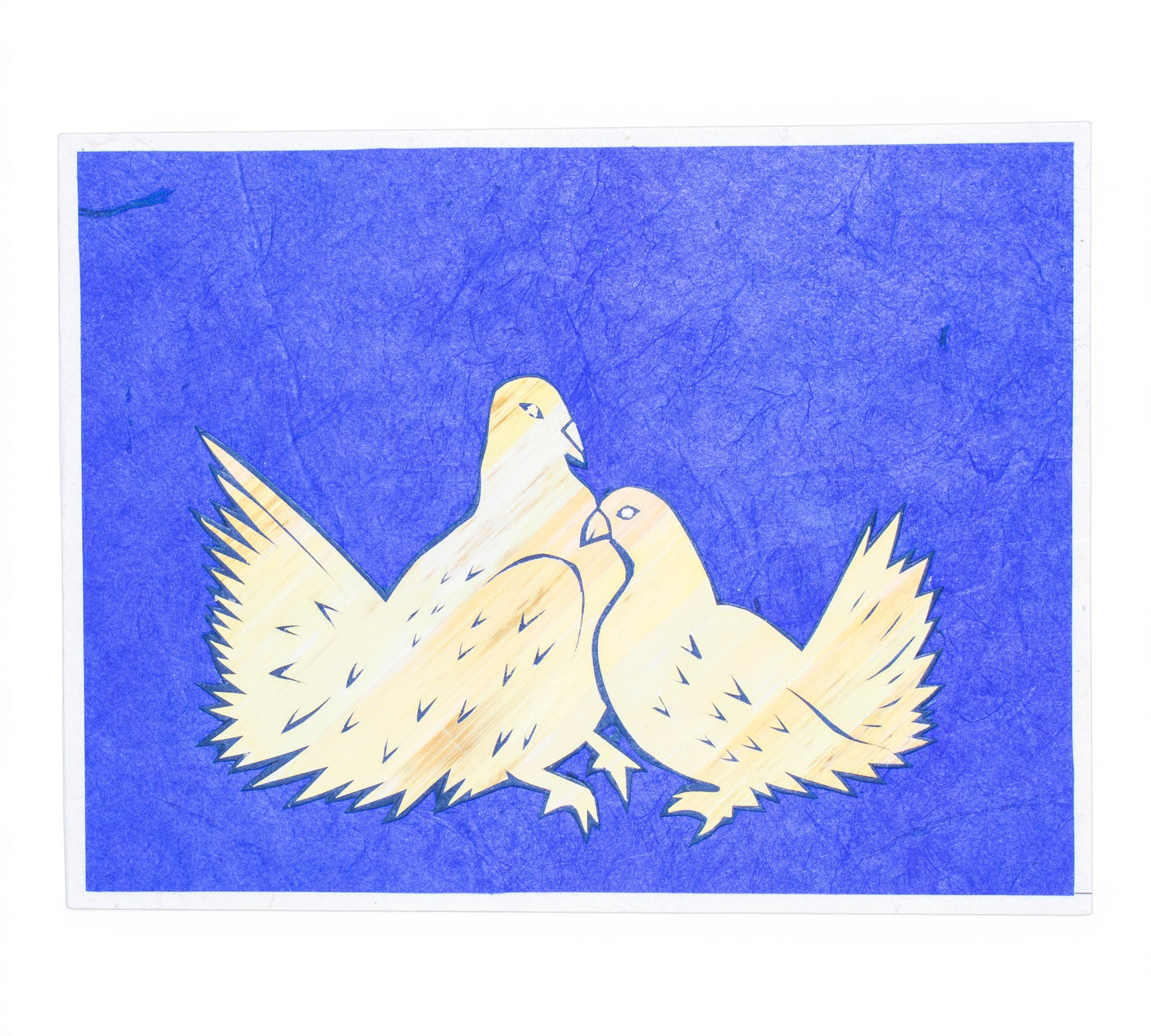 Peacock - All Occasion Hand Carved Card