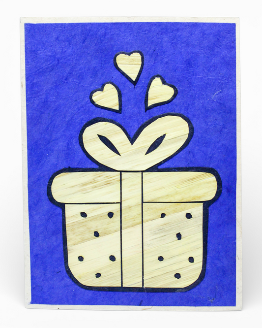 Birthday Gift Hand Carved Card
