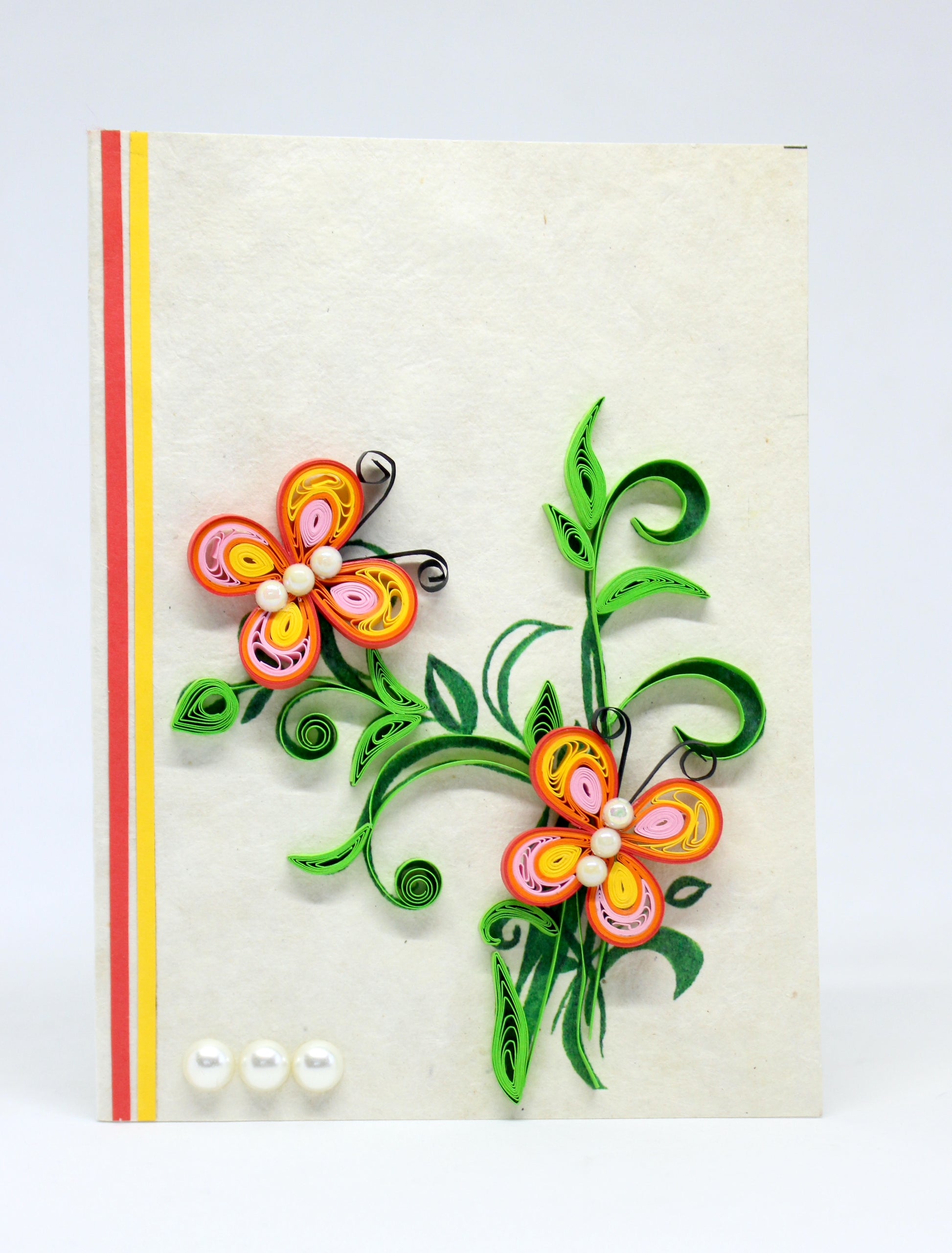 Quilled Butterfly Greeting Card