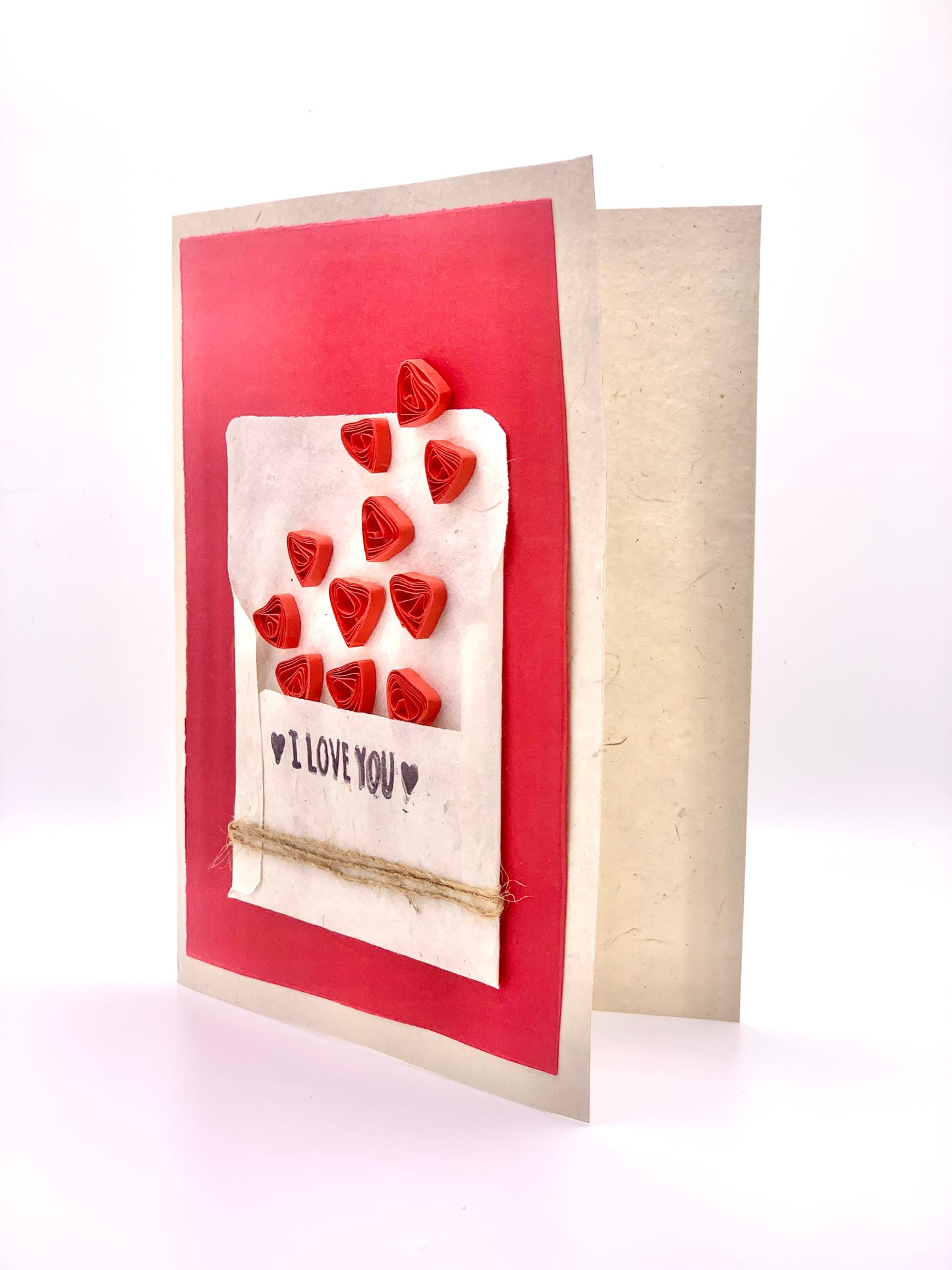 I Love You - Quilling Card