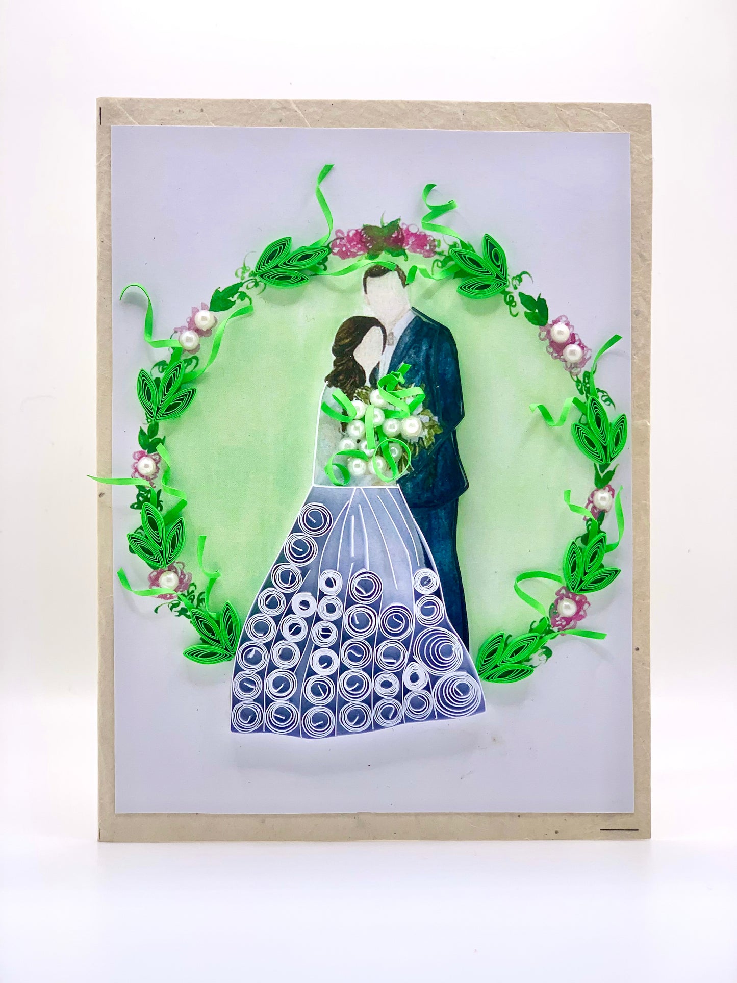 Marriage - Quilling Card