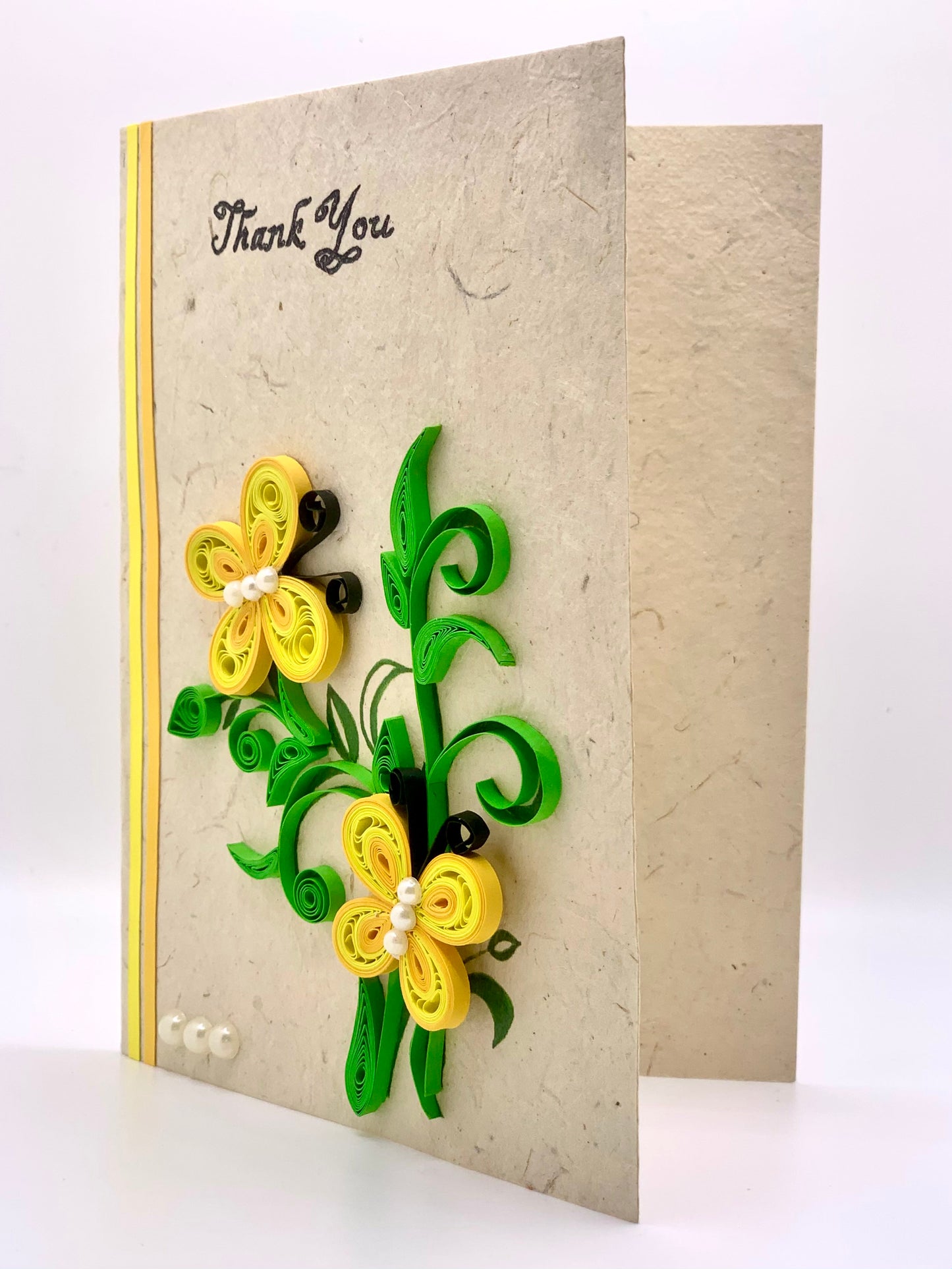 Thank You - Quilled Butterfly Greeting Card