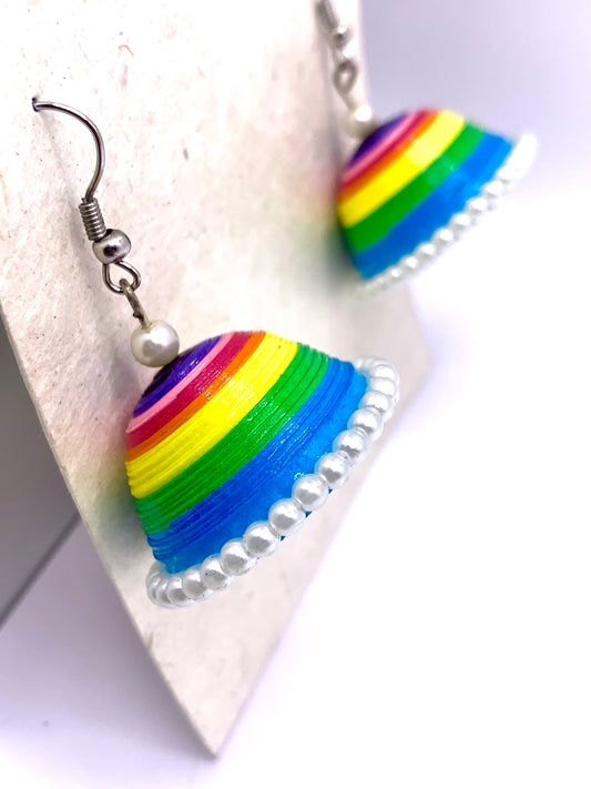 Pride Cup Quilled Earrings