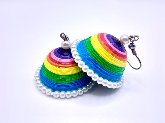 Pride Cup Quilled Earrings
