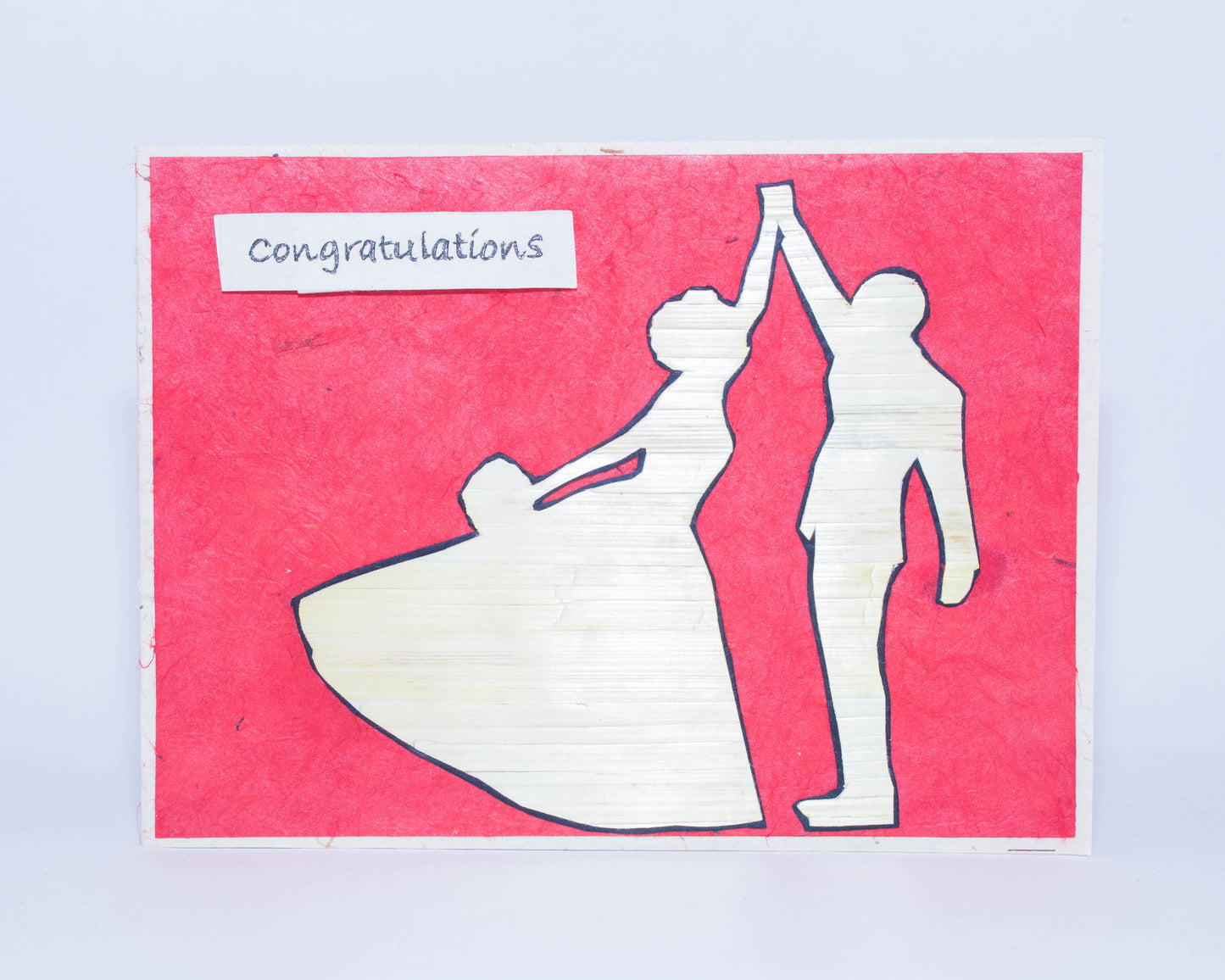 Couple Dance Hand Carved Card